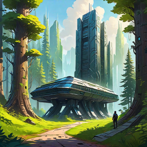 Giant futuristic building in Oregon forest - 4.png