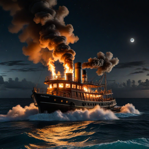 Burning steamboat in the Caribbean - 1.png