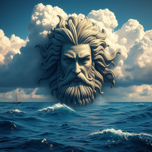 Face of god Poseidon in the sky over Mediterranean sea.jpg
