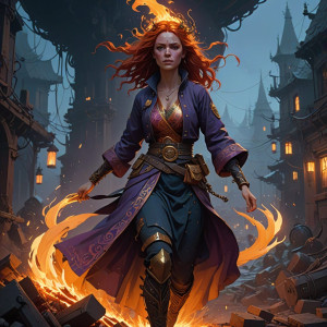 Beautiful woman dancing on a burning pyre - 5.jpg