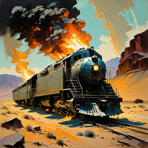 Burning armored train in Arizona desert - 4.png