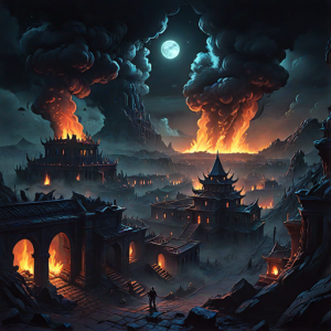 Fire from the sky destroys great ancient city.png
