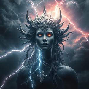 Face of Nordic goddess of lightning.jpg
