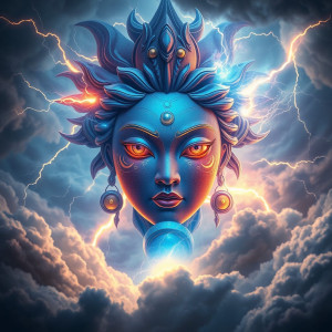Face of Korean goddess of lightning.jpg