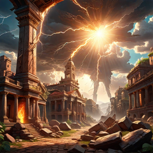 Monstrous lightning destroys ancient city - 3.png