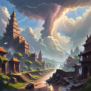 Monstrous lightning destroys ancient city - 7.png