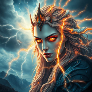 Face of Scandinavian goddess of lightning.jpg