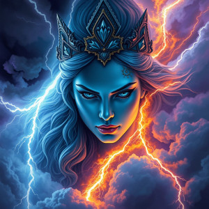 Face of goddess of thunder inside violent storm.jpg