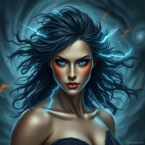 Face of goddess of storms inside ferocious hurricane.jpg