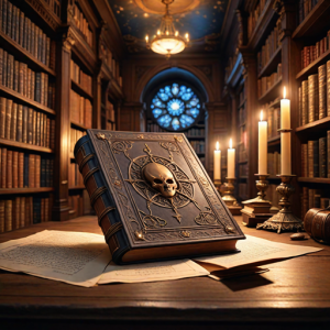 Grimoire of Cancer in magical library.png