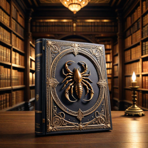 Grimoire of Scorpio in magical library.png