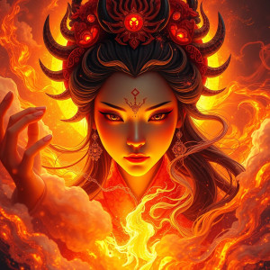 Face of Japanese goddess of fire.jpg
