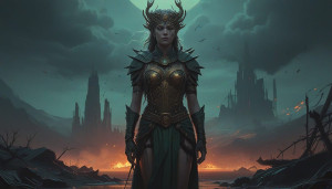 Goddess Freyja in Valhalla - 3.jpg