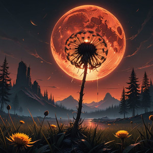 Deadly dandelion flower under blood moon - 1.jpg