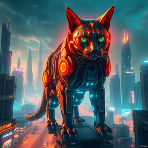Giant cyber-cat in futuristic city.jpg