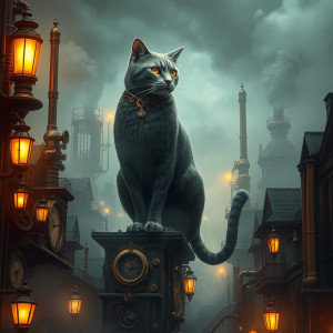Giant steampunk cat in Victorian city.jpg