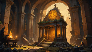 Ark of the Covenant in underground chapel.jpg