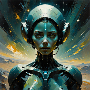 Face of female alien being in deep space - 7.png