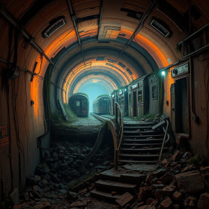 Subway of the dead in apocalyptic city - 1.jpg