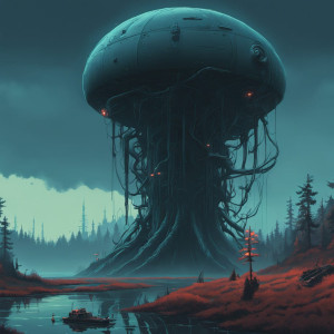 Alien object in Alaska forest.jpg