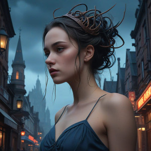 Beautiful woman on city street.jpg