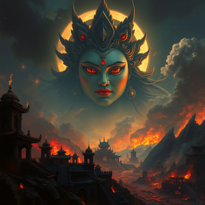Face of Tibetan Goddess of Vengeance.jpg