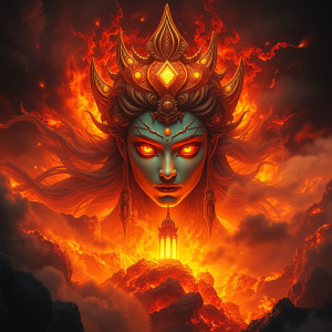 Face of Goddess of Vengeance in the sky over vicious hellfire.jpg