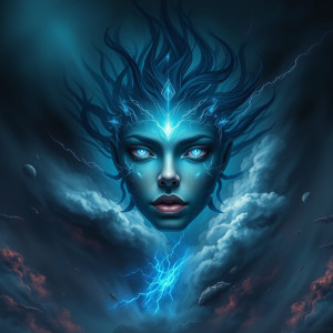 Face of the Goddess of Destruction in the sky over vicious typhoon.jpg