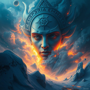 Face of the Goddess of Destruction in the sky over vicious snowstorm.jpg