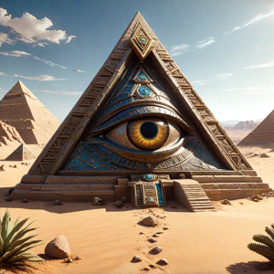 Giant masonic eye in the pyramid in the desert - 6.png