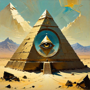 Giant masonic eye in the pyramid in the desert - 7.png