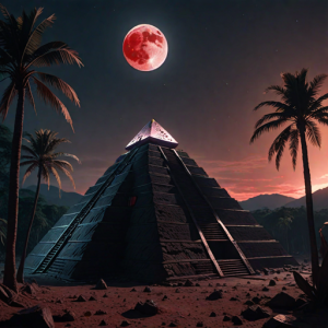Pyramid of the dead in Central American jungle.png