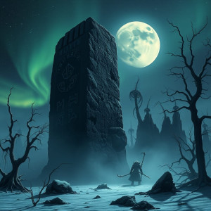 Megalith of the dead in Siberian tundra under Black Moon.jpg