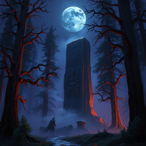 Megalith of the dead in Oregon forest under Black Moon.jpg