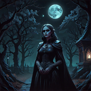 Gothic lady under Black Moon - 1.png