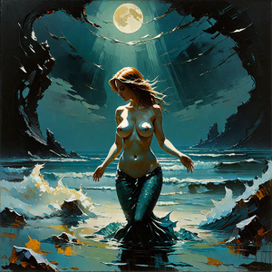 Topless mermaid in Devil's sea - 6.png