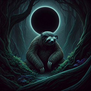 Sloth under black moon.jpg