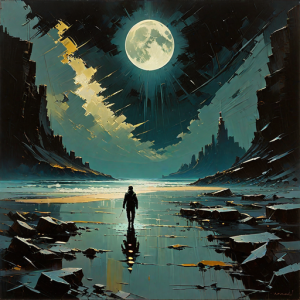 Pilgrim under full moon.png