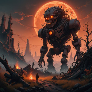 Apocalyptic robot under blood moon.jpg