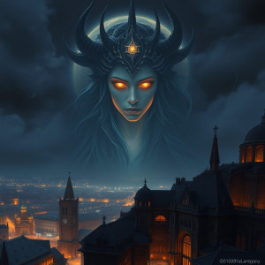 Face of Roman goddess of darkness.jpg