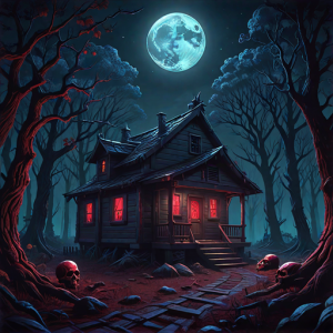 Cabin of the dead in deep forest - 9.png