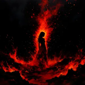 Woman in magical fire.webp