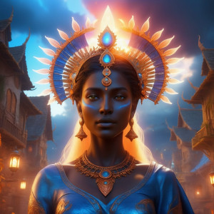 Face of Hindu goddess of witchcraft in the sky.jpg