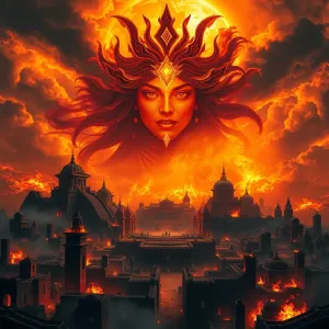 Face of Goddess of the Flame - 1.webp