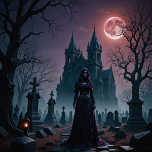 Beautiful Gothic lady in the cemetery - 1.jpg