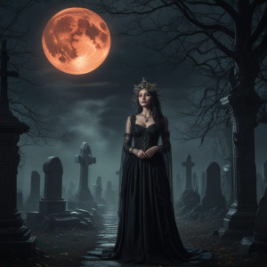 Beautiful Gothic lady in the cemetery - 4.jpg