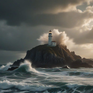 Lighthouse on a tiny island over giant waves - 21.jpg