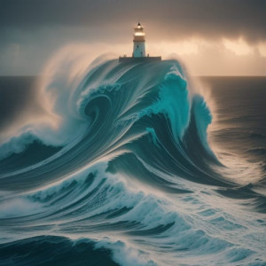 Lighthouse on a tiny island over giant waves - 27.jpg