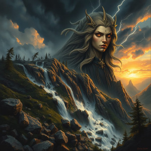 Face of the Goddess of Disaster in the sky over vicious landslide.jpg