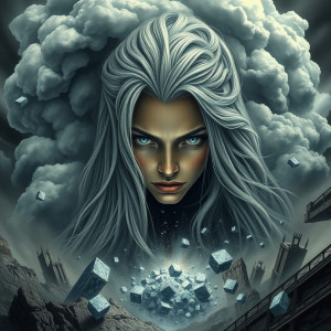 Face of the Goddess of Disaster in the sky over vicious hailstorm.jpg